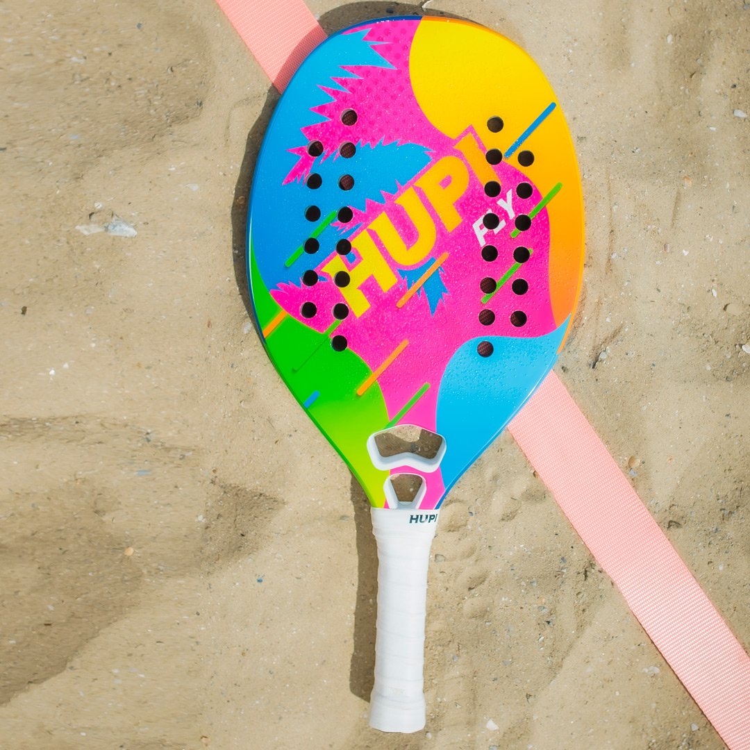 Raquete Beach Tennis HUPI Fly Carbon 12K Raquete Beach Tennis HUPI Fly Carbon 12K