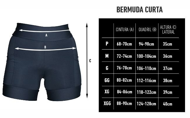 Shorts Curto HUPI Tara Shorts Curto HUPI Tara