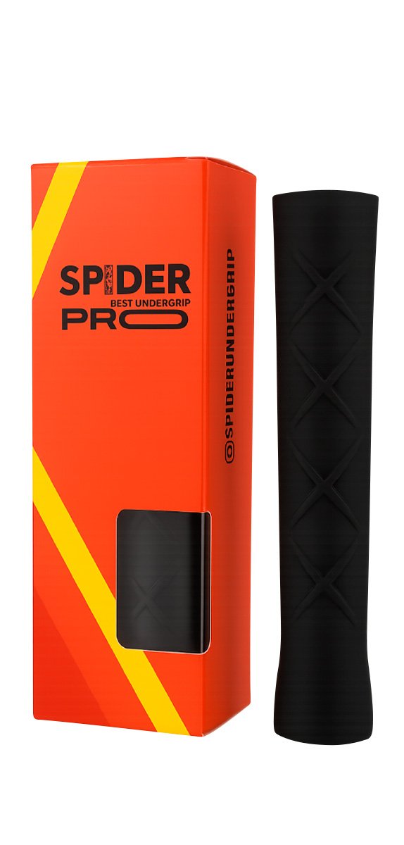 Spider Undergrip Pro Extra Fino com Copo Preto Spider Undergrip Pro Extra Fino com Copo Preto