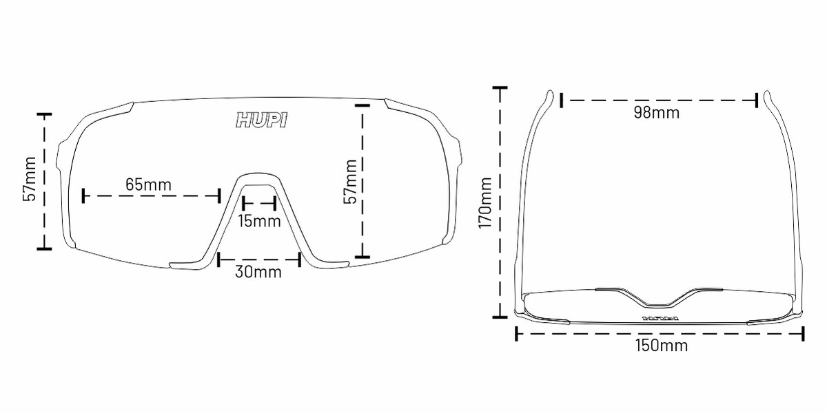 Óculos de Sol HUPI Andez Preto - Lente Fotocromática
