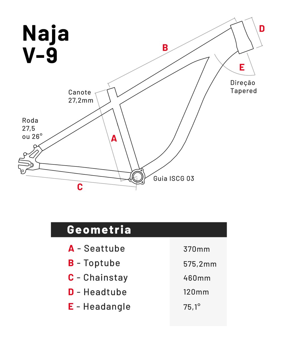 Quadro HUPI Naja V9 Preto Vertical