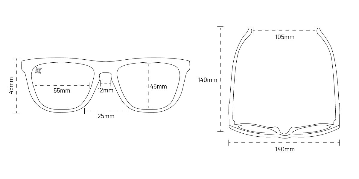 Óculos de Sol HUPI Zeno Preto Lente Verde Espelhado