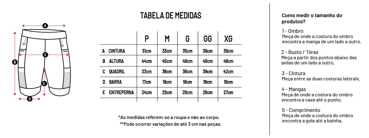 Bermuda de Compressão Masculina HUPI Edge