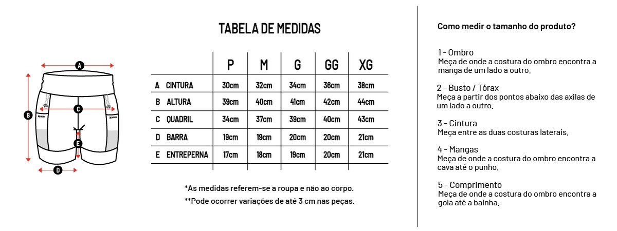 Bermuda de Compressão Feminina HUPI Edge Curta