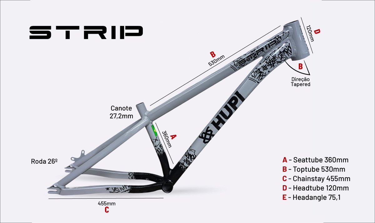 Quadro HUPI Strip Cinza Horizontal
