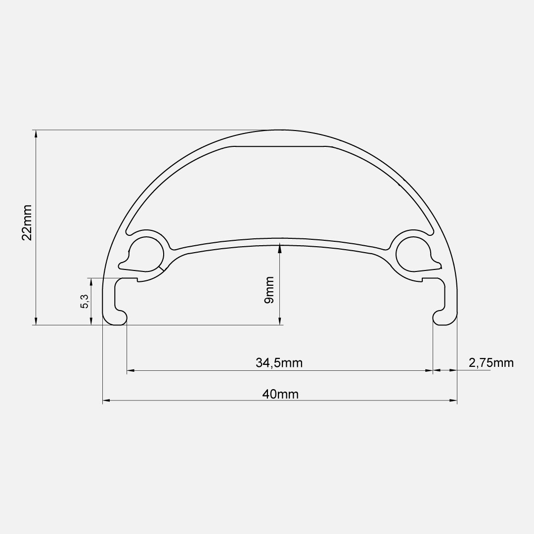 Aro HUPI Urra 36 Furos Preto Brilhante