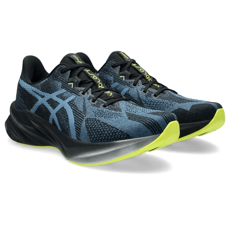 Tênis ASICS Dynablast 5 Masculino Preto/Azul Tênis ASICS Dynablast 5 Masculino Preto/Azul