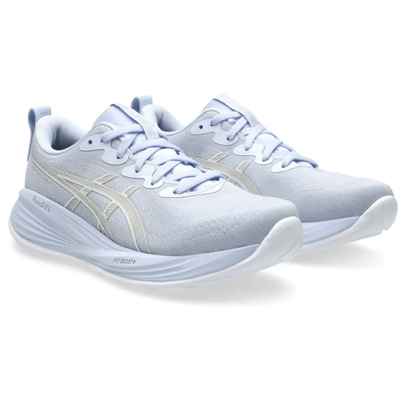 Tênis ASICS GEL-Cumulus 27 Feminino Azul/Branco Tênis ASICS GEL-Cumulus 27 Feminino Azul/Branco