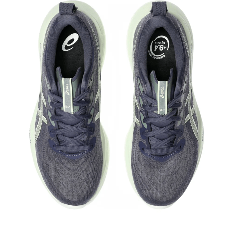 Tênis ASICS GEL-Cumulus 27 - Feminino - Azul/Verde Tênis ASICS GEL-Cumulus 27 - Feminino - Azul/Verde