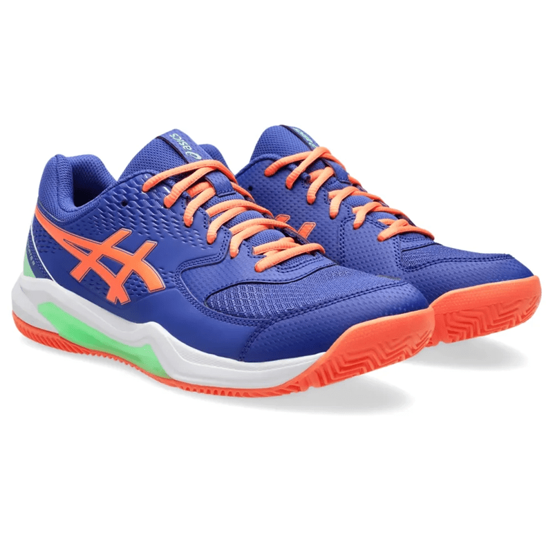 Tênis ASICS GEL-Dedicate 8 Padel Masculino - Azul/Laranja Tênis ASICS GEL-Dedicate 8 Padel Masculino - Azul/Laranja