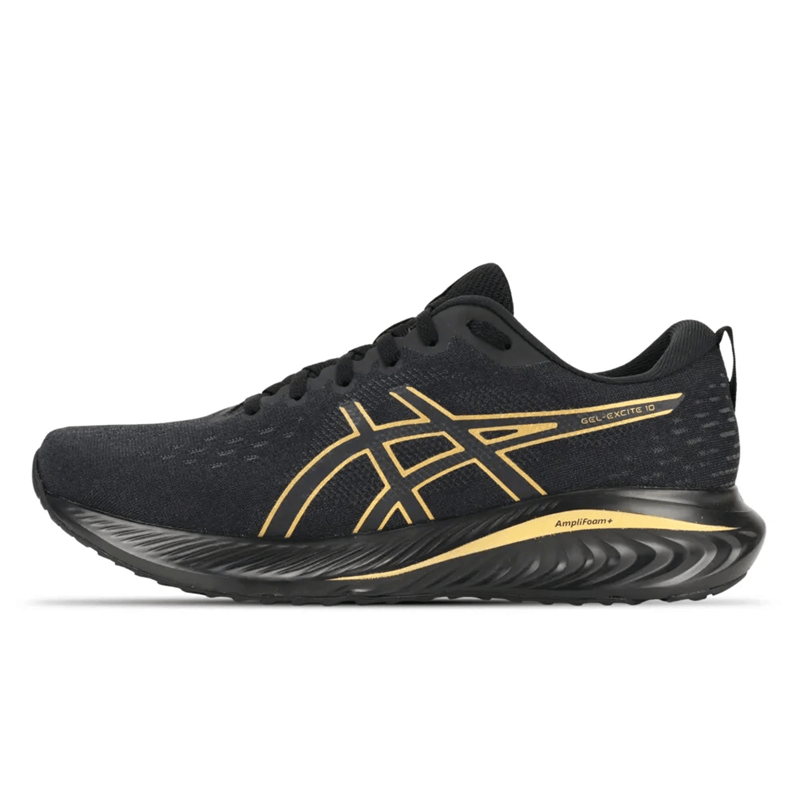 Tênis ASICS GEL-Excite 10 Masculino Preto/Dourado Tênis ASICS GEL-Excite 10 Masculino Preto/Dourado