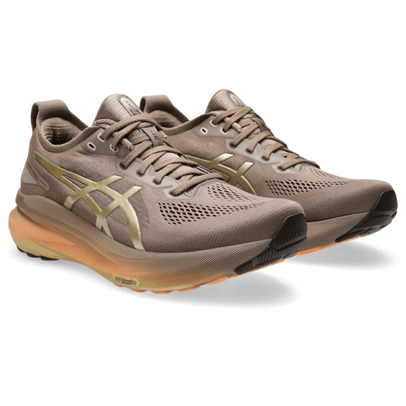 Tênis ASICS GEL-Kayano 31 Luxe Masculino Dourado/Marrom Tênis ASICS GEL-Kayano 31 Luxe Masculino Dourado/Marrom