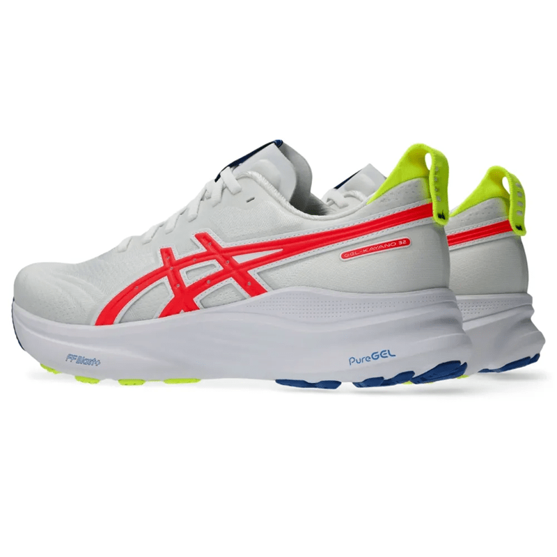 Tênis ASICS GEL-Kayano 32 ATC Masculino Branco/Rosa Tênis ASICS GEL-Kayano 32 ATC Masculino Branco/Rosa