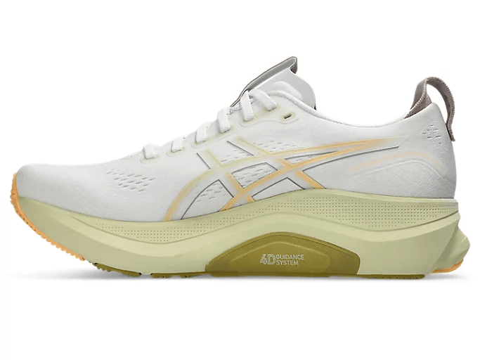Tênis ASICS GEL-Kayano 32 Masculino Branco/Laranja Tênis ASICS GEL-Kayano 32 Masculino Branco/Laranja