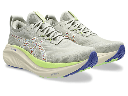 Tênis Asics Gel-Nimbus 27 TR Masculino Cinza/ Verde Tênis Asics Gel-Nimbus 27 TR Masculino Cinza/ Verde
