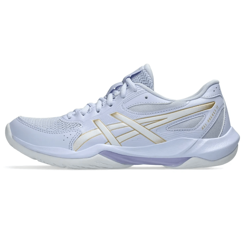 Tênis ASICS GEL-Rocket 12 - Feminino - Azul/Dourado Tênis ASICS GEL-Rocket 12 - Feminino - Azul/Dourado
