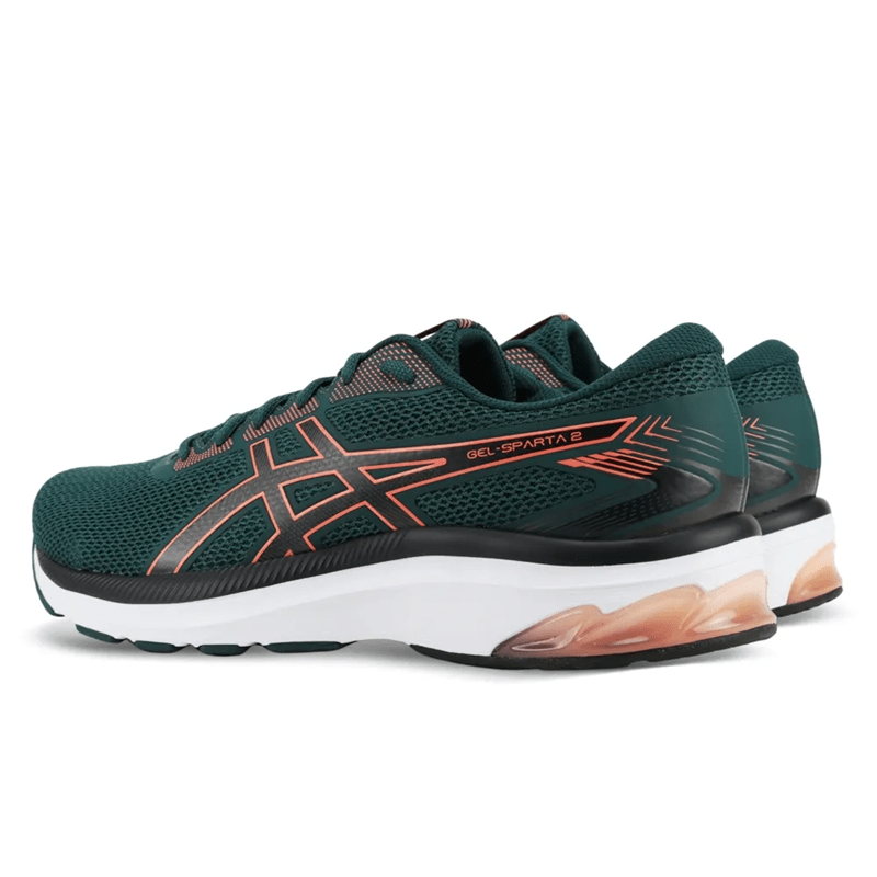 Tênis ASICS GEL-Sparta 2 Masculino Verde/Laranja Tênis ASICS GEL-Sparta 2 Masculino Verde/Laranja
