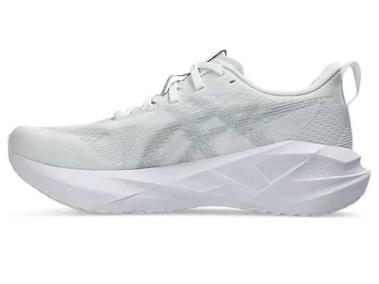 Tênis ASICS NOVABLAST 5 Feminino Branco/Cinza Tênis ASICS NOVABLAST 5 Feminino Branco/Cinza