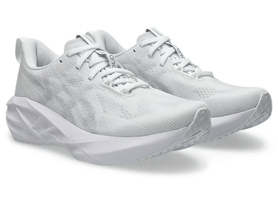 Tênis ASICS NOVABLAST 5 Feminino Branco/Cinza Tênis ASICS NOVABLAST 5 Feminino Branco/Cinza