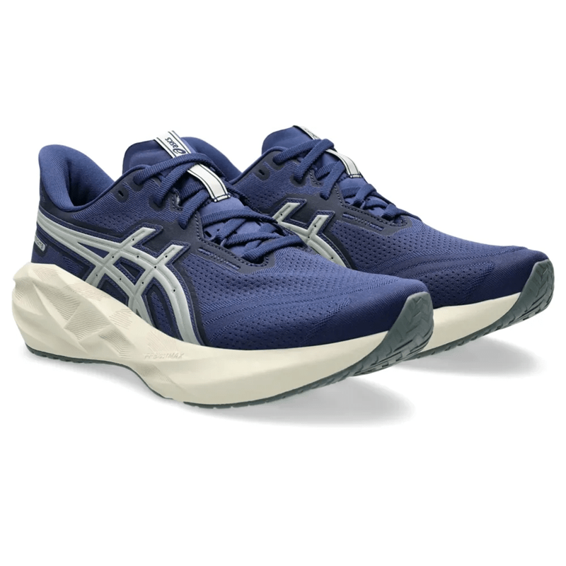 Tênis ASICS Novablast 5 ATC Masculino Azul/Cinza Tênis ASICS Novablast 5 ATC Masculino Azul/Cinza