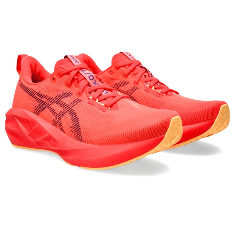 Tênis ASICS Novablast 5 Masculino Vermelho/Roxo Tênis ASICS Novablast 5 Masculino Vermelho/Roxo