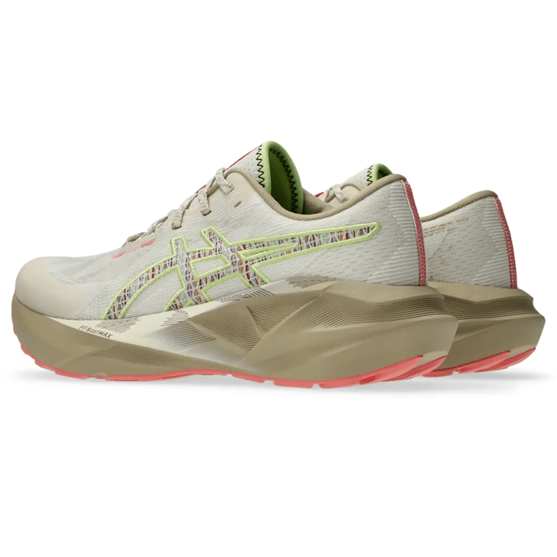 Tênis ASICS Novablast 5 TR Feminino Bege/Rosa Tênis ASICS Novablast 5 TR Feminino Bege/Rosa