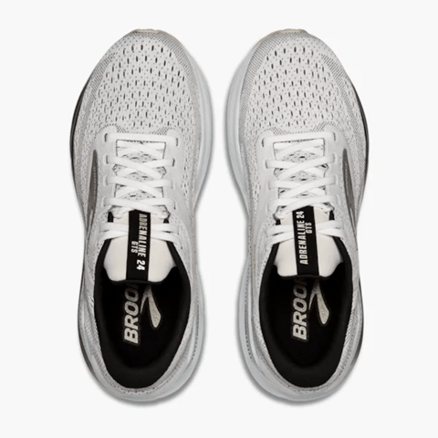 Tênis Brooks Adrenaline GTS 24 Masculino Branco/Cinza Tênis Brooks Adrenaline GTS 24 Masculino Branco/Cinza