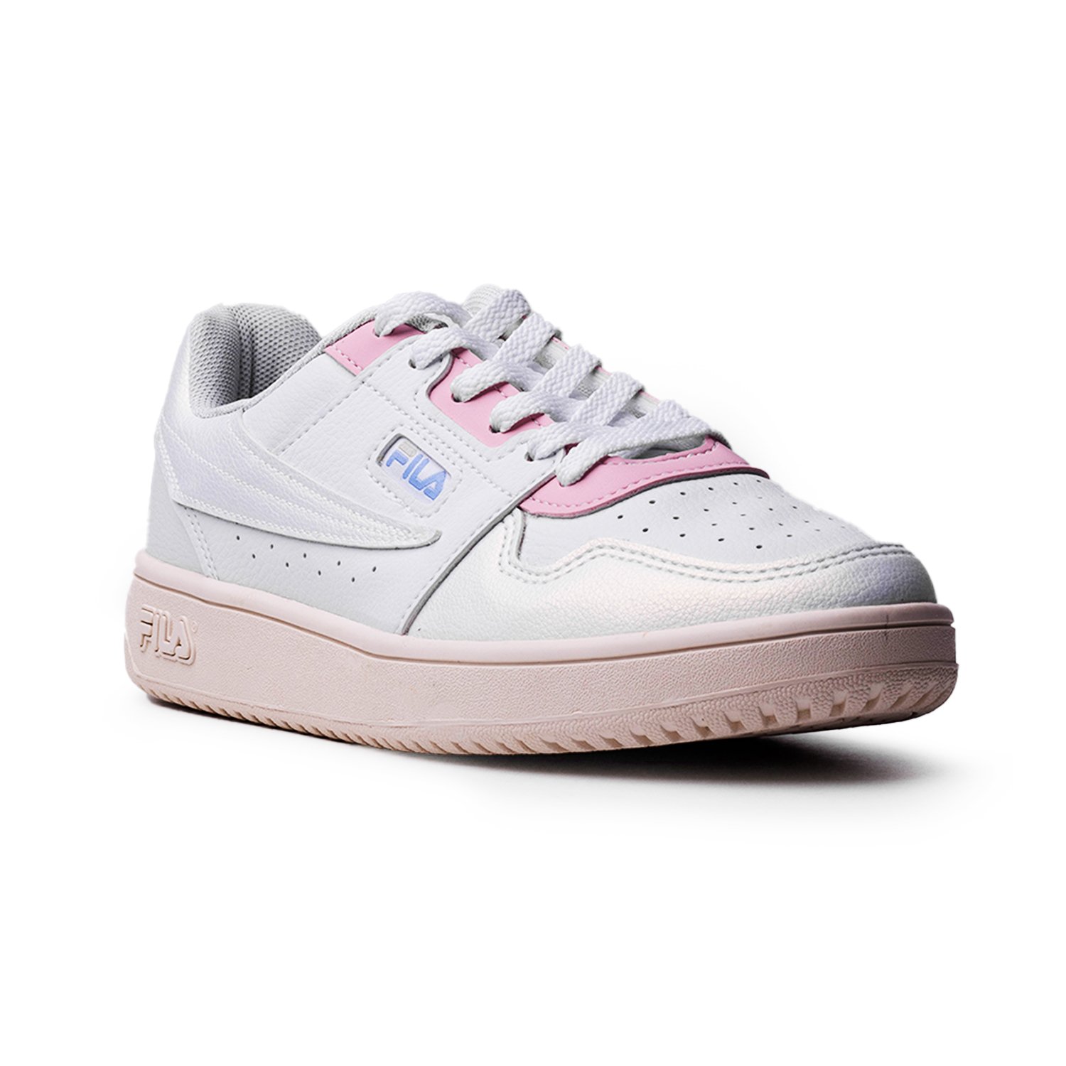 Tênis Fila ACD Classic Feminino Branco e Rosa Holografico Tênis Fila ACD Classic Feminino Branco e Rosa Holografico