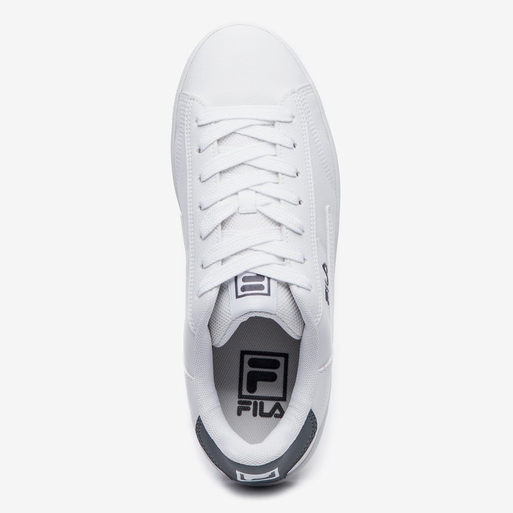 Tênis Fila Court 90 Sport Masculino Branco/Grafite Tênis Fila Court 90 Sport Masculino Branco/Grafite
