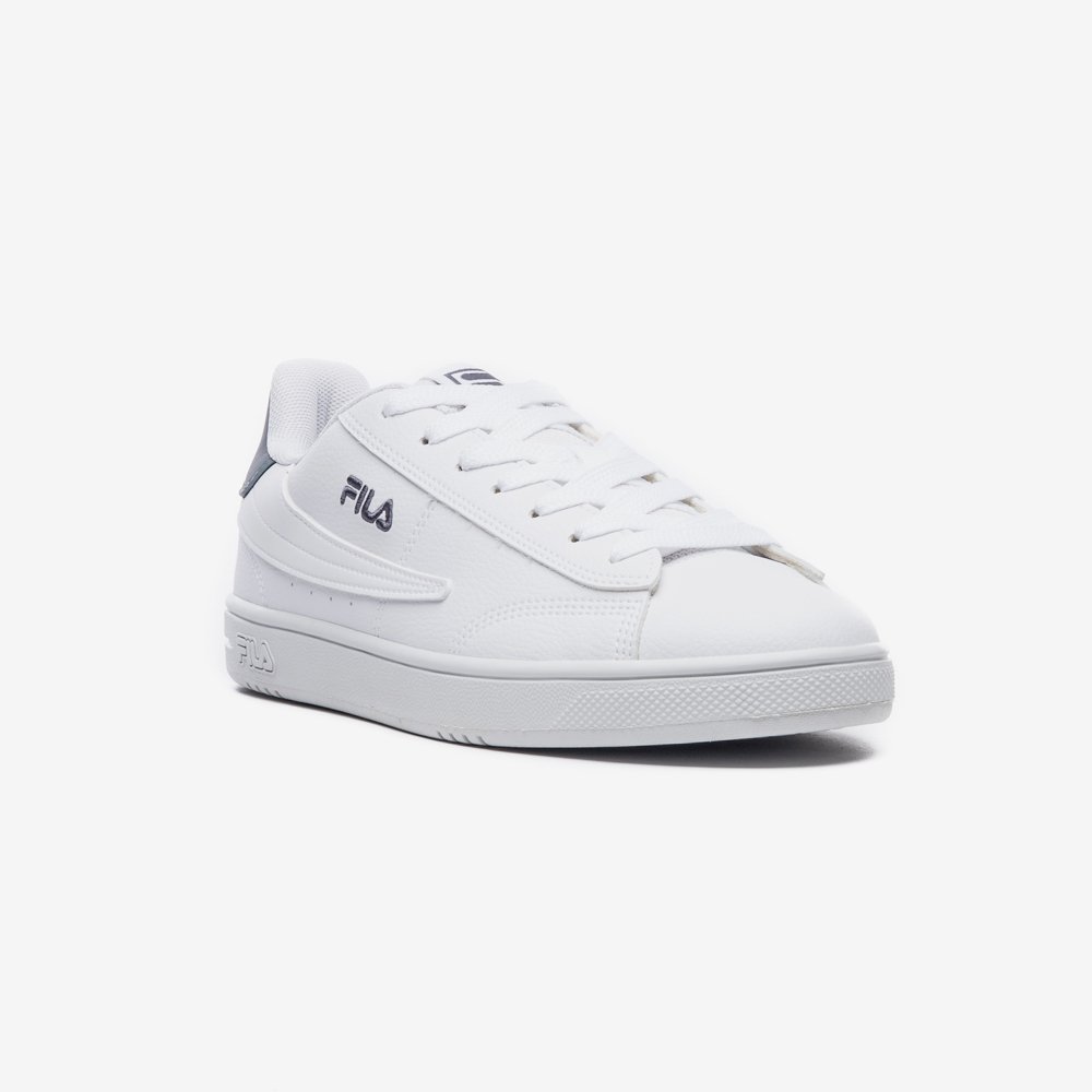 Tênis Fila Court 90 Sport Masculino Branco/Grafite Tênis Fila Court 90 Sport Masculino Branco/Grafite