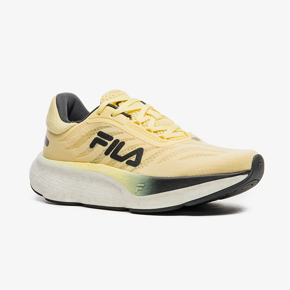 Tênis Fila Float Maxxi 2 Feminino Amarelo/Preto Tênis Fila Float Maxxi 2 Feminino Amarelo/Preto
