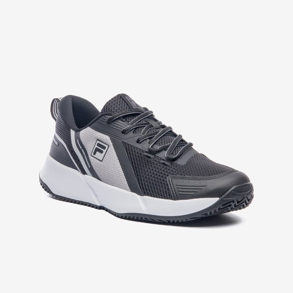 Tênis Fila Master Ace Masculino Preto/Cinza Tênis Fila Master Ace Masculino Preto/Cinza
