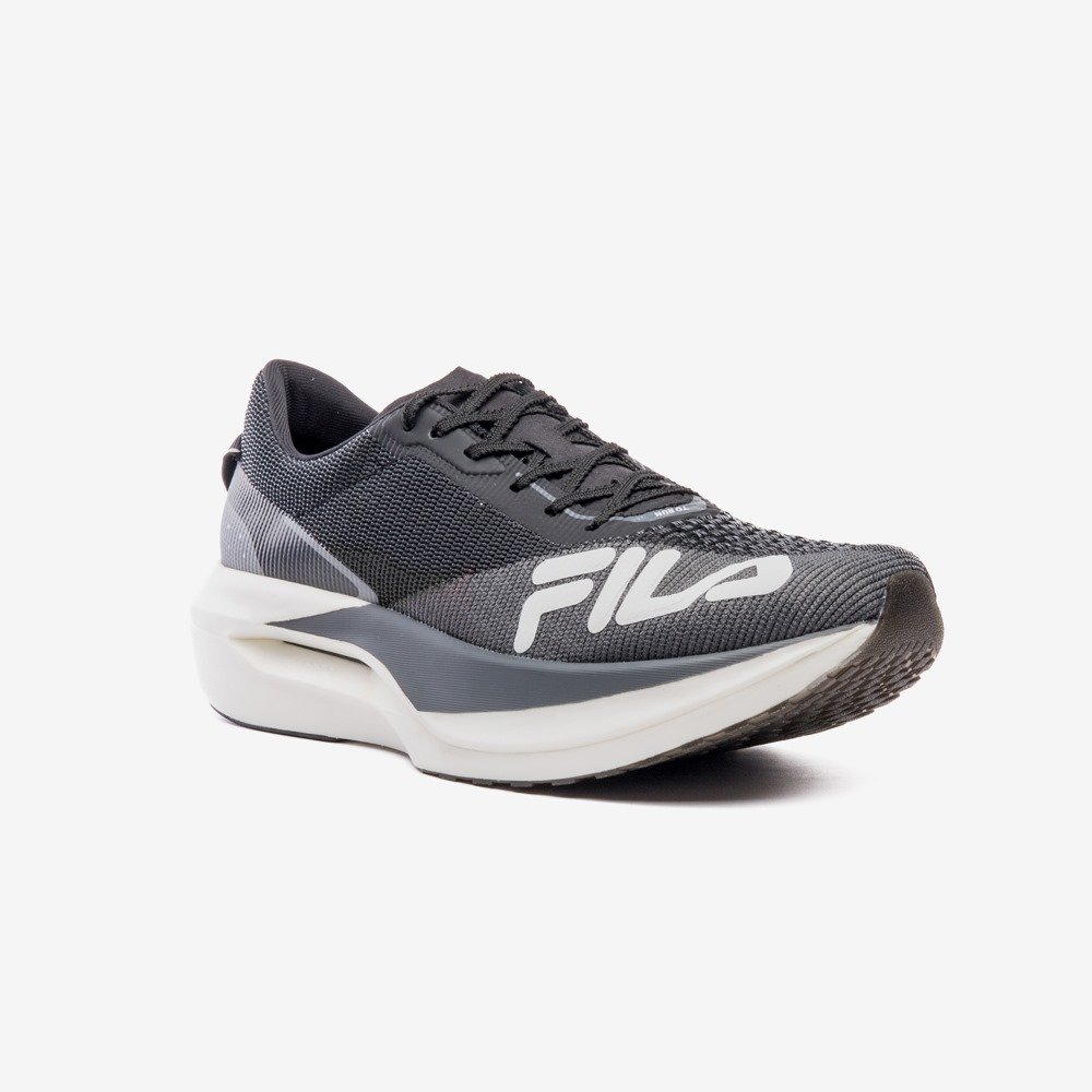 Tênis Fila Racer Carbon 3 Masculino Preto/Cinza Tênis Fila Racer Carbon 3 Masculino Preto/Cinza