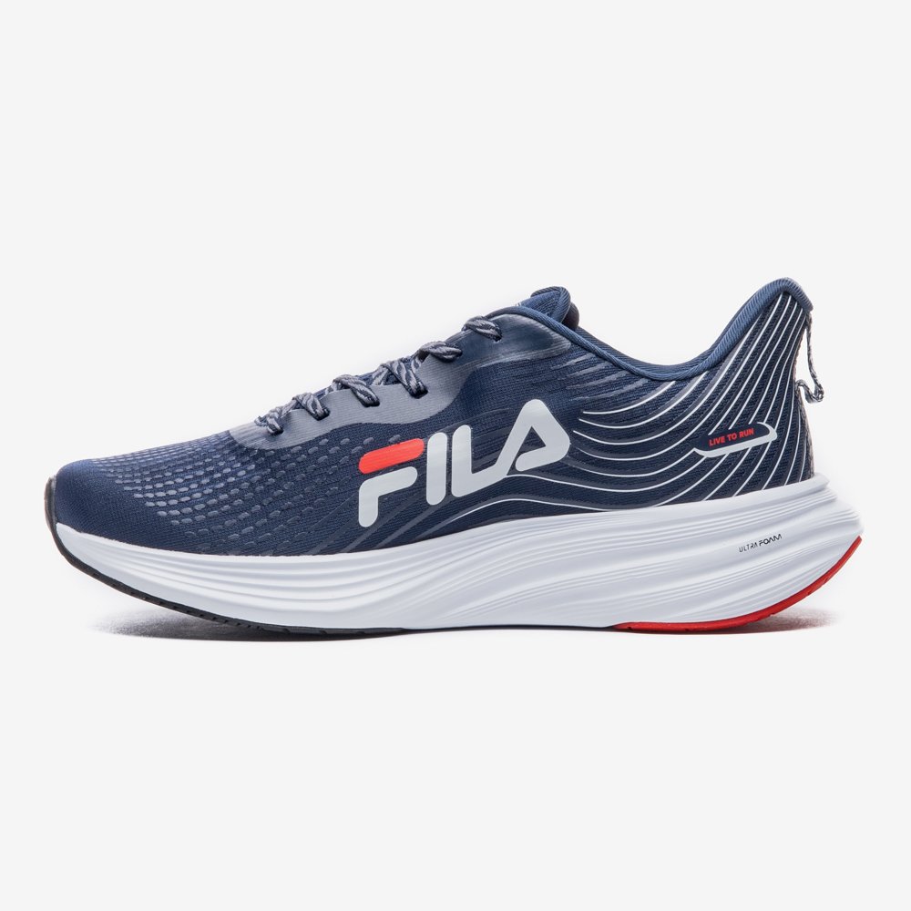 Tênis Fila Racer Curve 2 Masculino Azul Marinho Tênis Fila Racer Curve 2 Masculino Azul Marinho