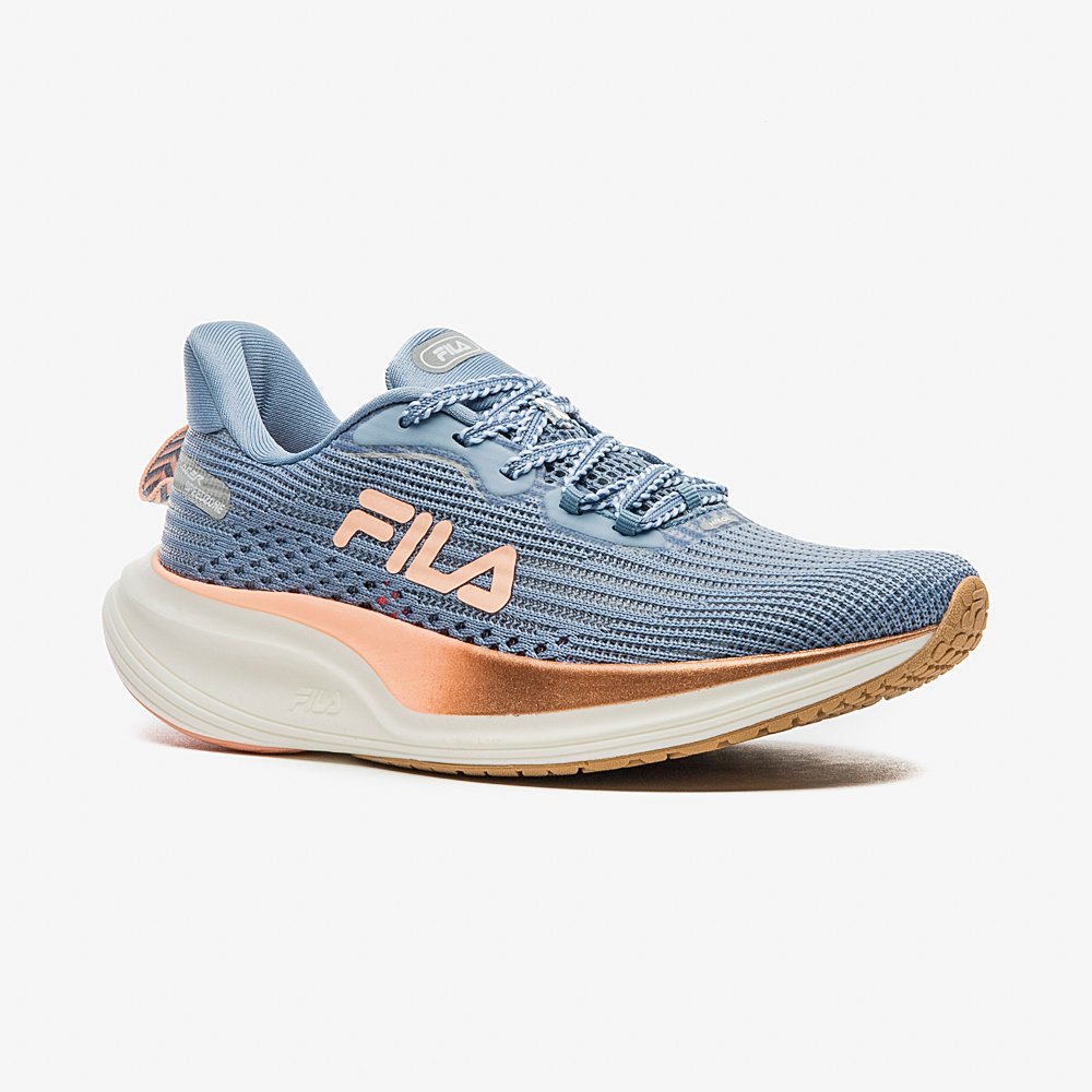 Tênis FILA Racer Speedzone Feminino Azul Tênis FILA Racer Speedzone Feminino Azul