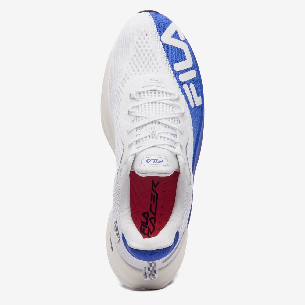 Tênis Fila Racer Speedzone Branco/Azul Tênis Fila Racer Speedzone Branco/Azul