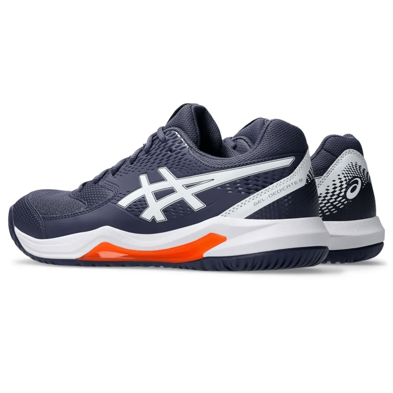 Tênis ASICS GEL-Dedicate 8 Masculino Roxo/Branco Tênis ASICS GEL-Dedicate 8 Masculino Roxo/Branco