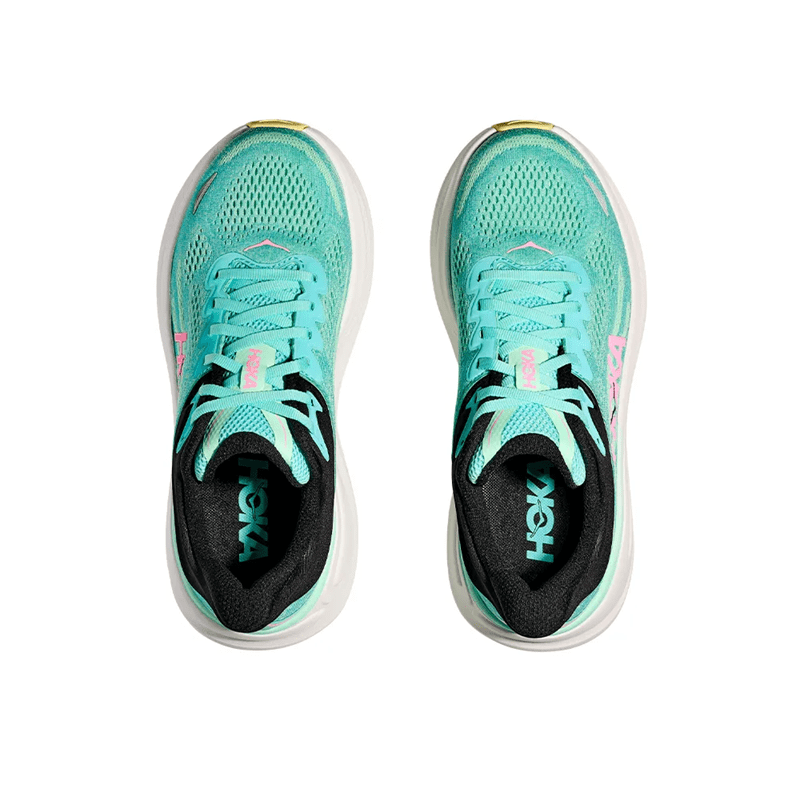 Tênis HOKA Bondi 9 Feminino Verde Água Tênis HOKA Bondi 9 Feminino Verde Água