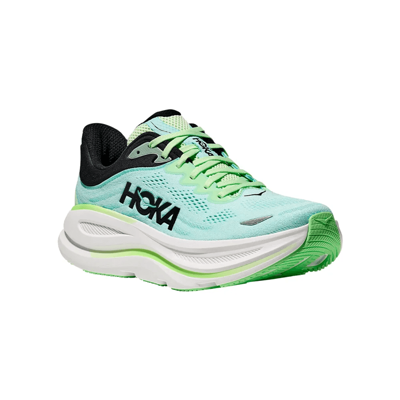 Tênis HOKA Bondi 9 Masculino Verde Água Tênis HOKA Bondi 9 Masculino Verde Água