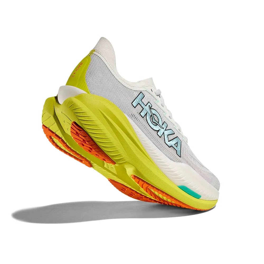 Tênis Hoka Mach X 2 Cinza e Verde Masculino Tênis Hoka Mach X 2 Cinza e Verde Masculino
