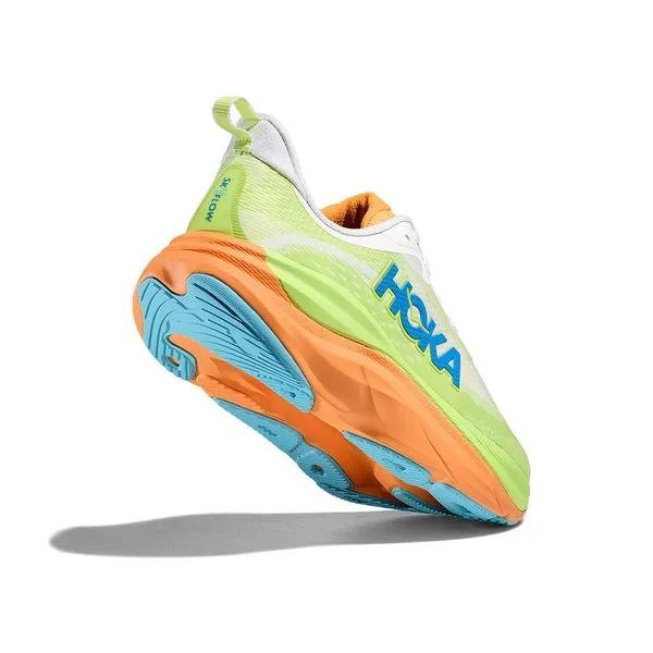 Tênis Hoka Skyflow Feminino Verde/Laranja Tênis Hoka Skyflow Feminino Verde/Laranja