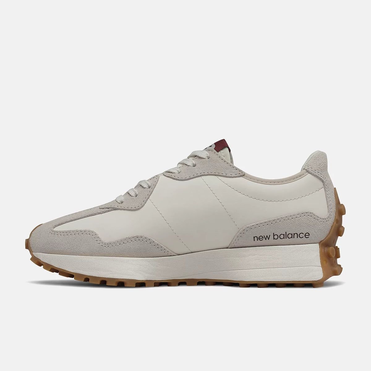 Tênis New Balance 327v1 Unissex Bege/Vinho Tênis New Balance 327v1 Unissex Bege/Vinho