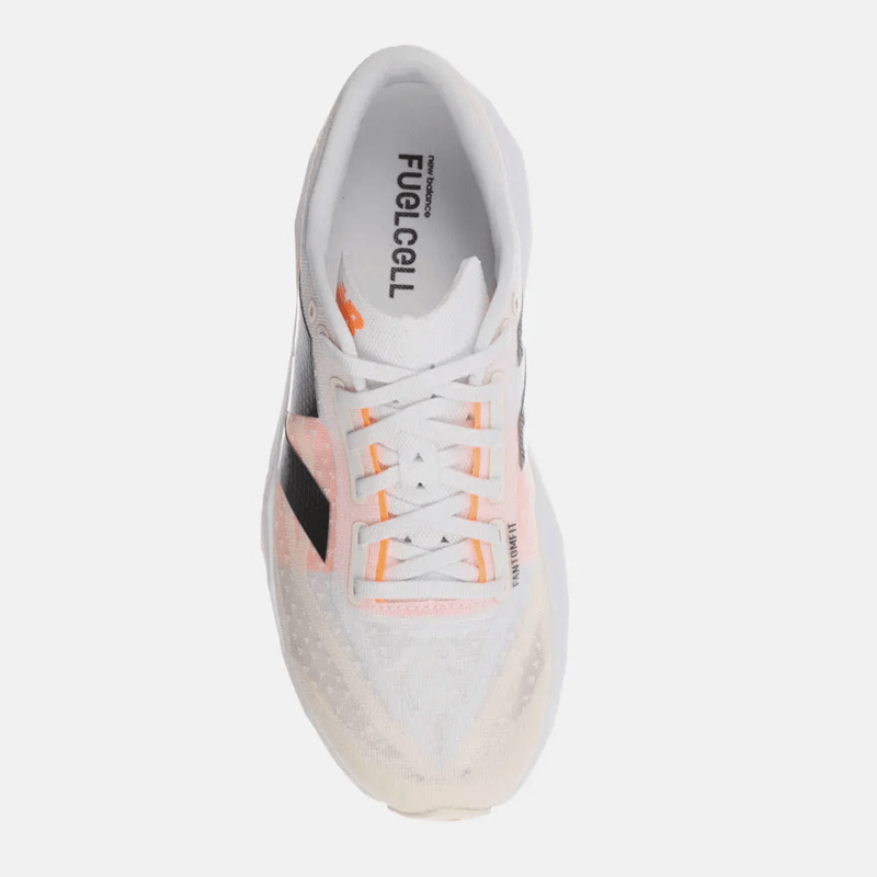 Tênis New Balance Fuelcell Rebel V4 Masculino Branco / Laranja Tênis New Balance Fuelcell Rebel V4 Masculino Branco / Laranja