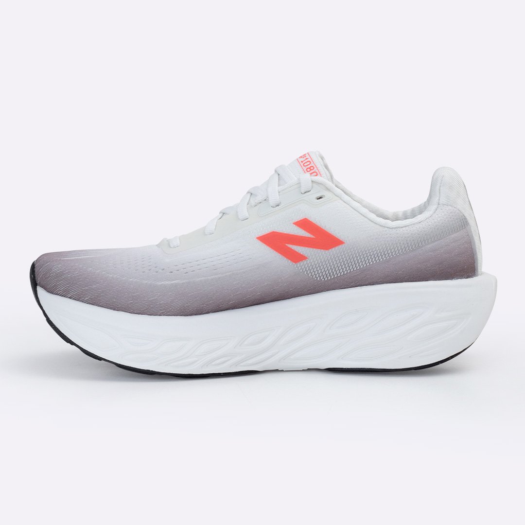 Tênis New Balance Fresh Foam X 1080 v14 Masculino Branco/Marrom Tênis New Balance Fresh Foam X 1080 v14 Masculino Branco/Marrom