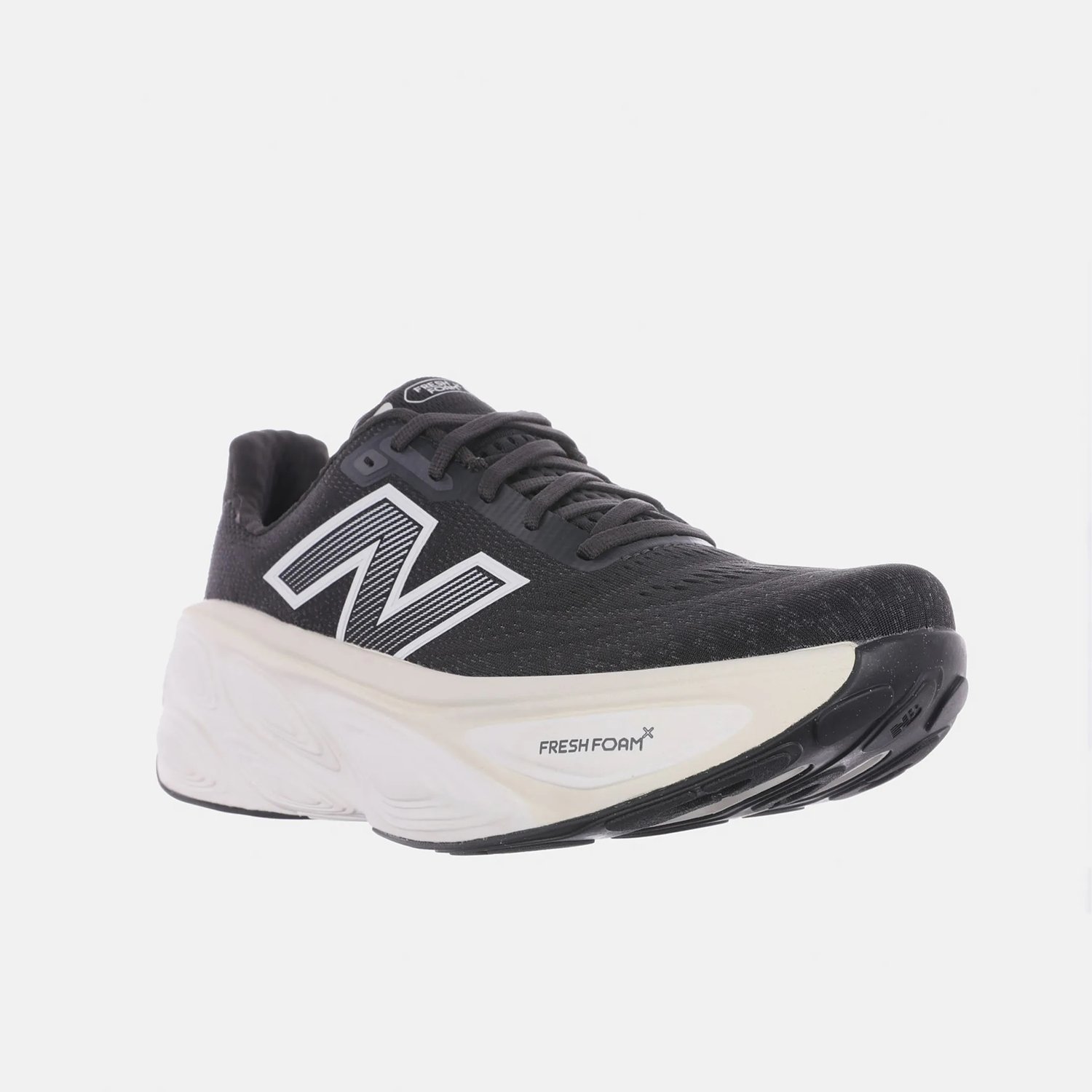 Tênis New Balance Fresh Foam X More V5 Masculino Preto/Branco Tênis New Balance Fresh Foam X More V5 Masculino Preto/Branco