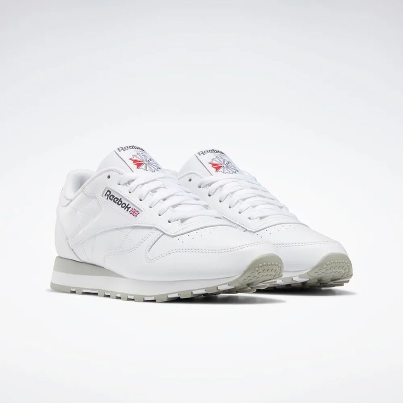 Tênis Reebok Classic Leather Feminino Branco Tênis Reebok Classic Leather Feminino Branco