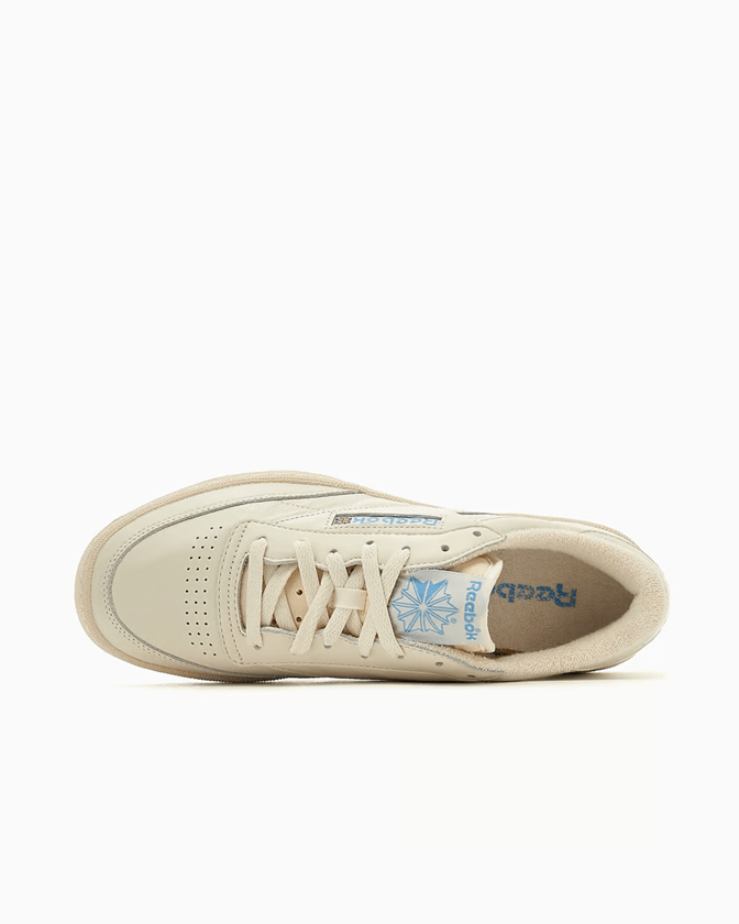Tênis Reebok Club C 85 Vintage Feminino Bege/Azul Tênis Reebok Club C 85 Vintage Feminino Bege/Azul