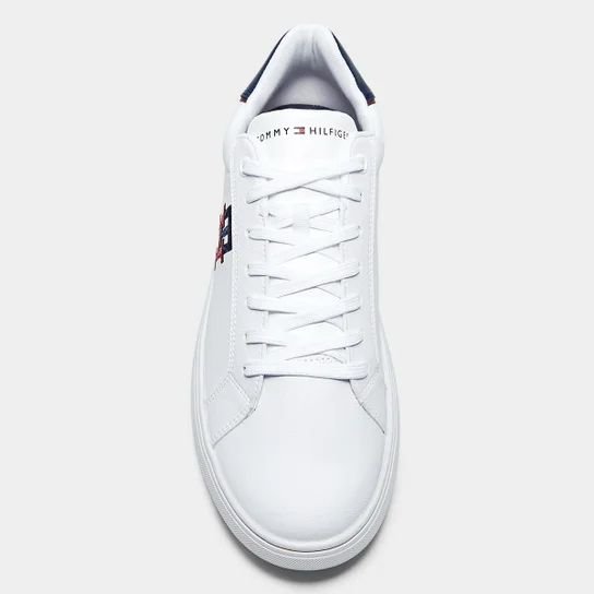 Tênis Tommy Hilfiger Daniel Masculino Branco/Cinza Tênis Tommy Hilfiger Daniel Masculino Branco/Cinza