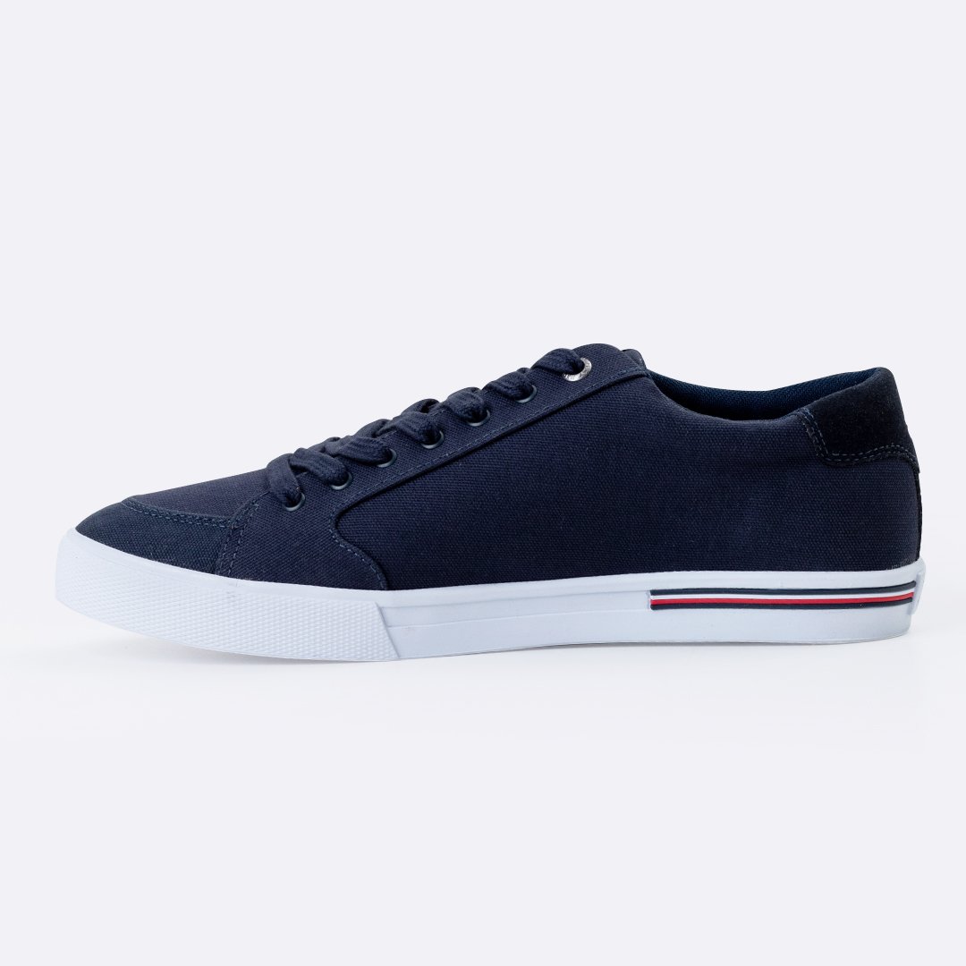 Tênis Tommy Hilfiger Clássico Harrison Azul Marinho Tênis Tommy Hilfiger Clássico Harrison Azul Marinho