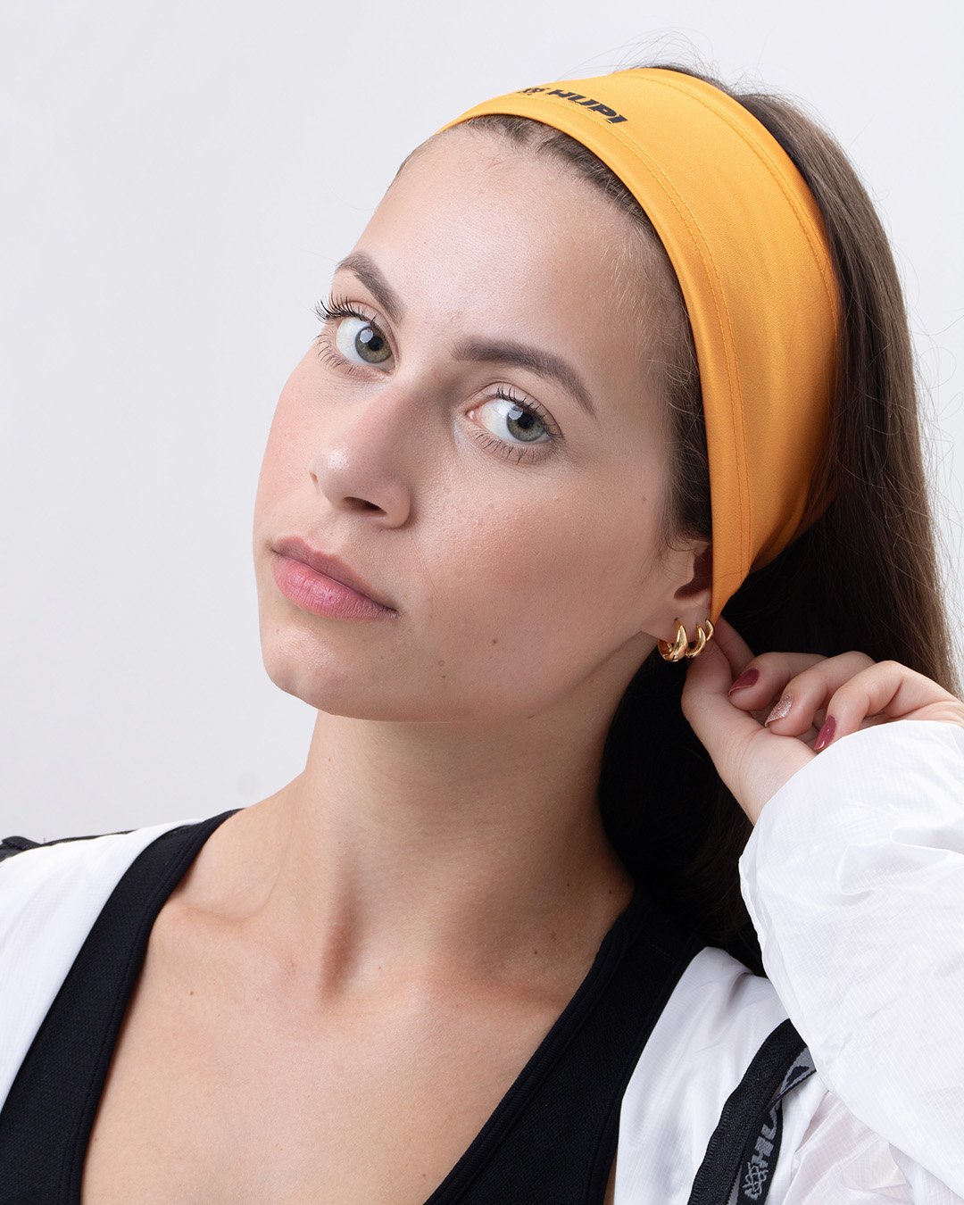 Testeira Headband Laranja HUPI Testeira Headband Laranja HUPI